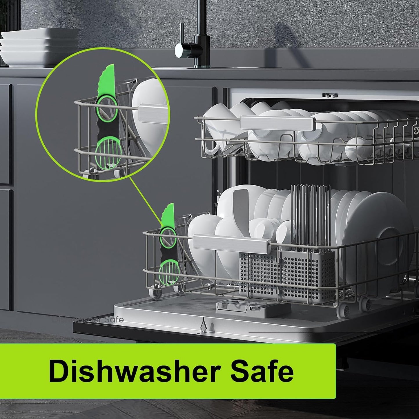 Egg Slicers Avocado 3-in-1 Avocado Slicer Tool - Stainless Steel Peeler, avocados Pit Remover & Fruit Scooper - Safe Ergonomic Avocado Saver with Non-Slip Grip