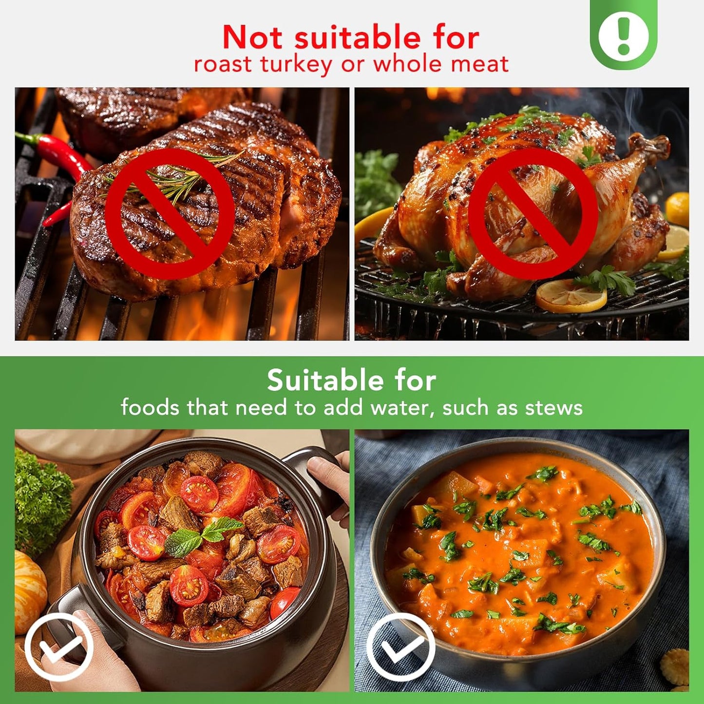 CAREGY Electric Roaster Liners 34 x 18 Inch 15 Counts Disposable Roaster Liners Fits 16, 18, 22 Quarts Roasters, Roasting Oven Liners Cooking Bags for Immediate Cleanup