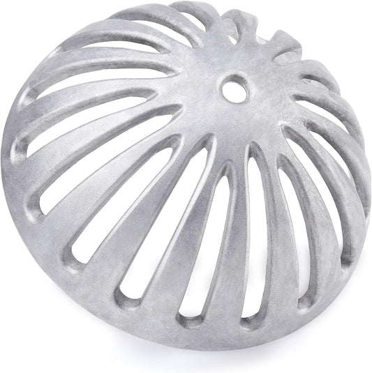 Heavy Duty Aluminum Floor Drain Cover, Floor Drain Strainer, Floor Sink Strainer, Dome Drain Cover for Restaurant, Home, Garden, Kitchen, Bar, Buffet or Food Service, 5-1/2" W x 2-1/4"H(1PCS)