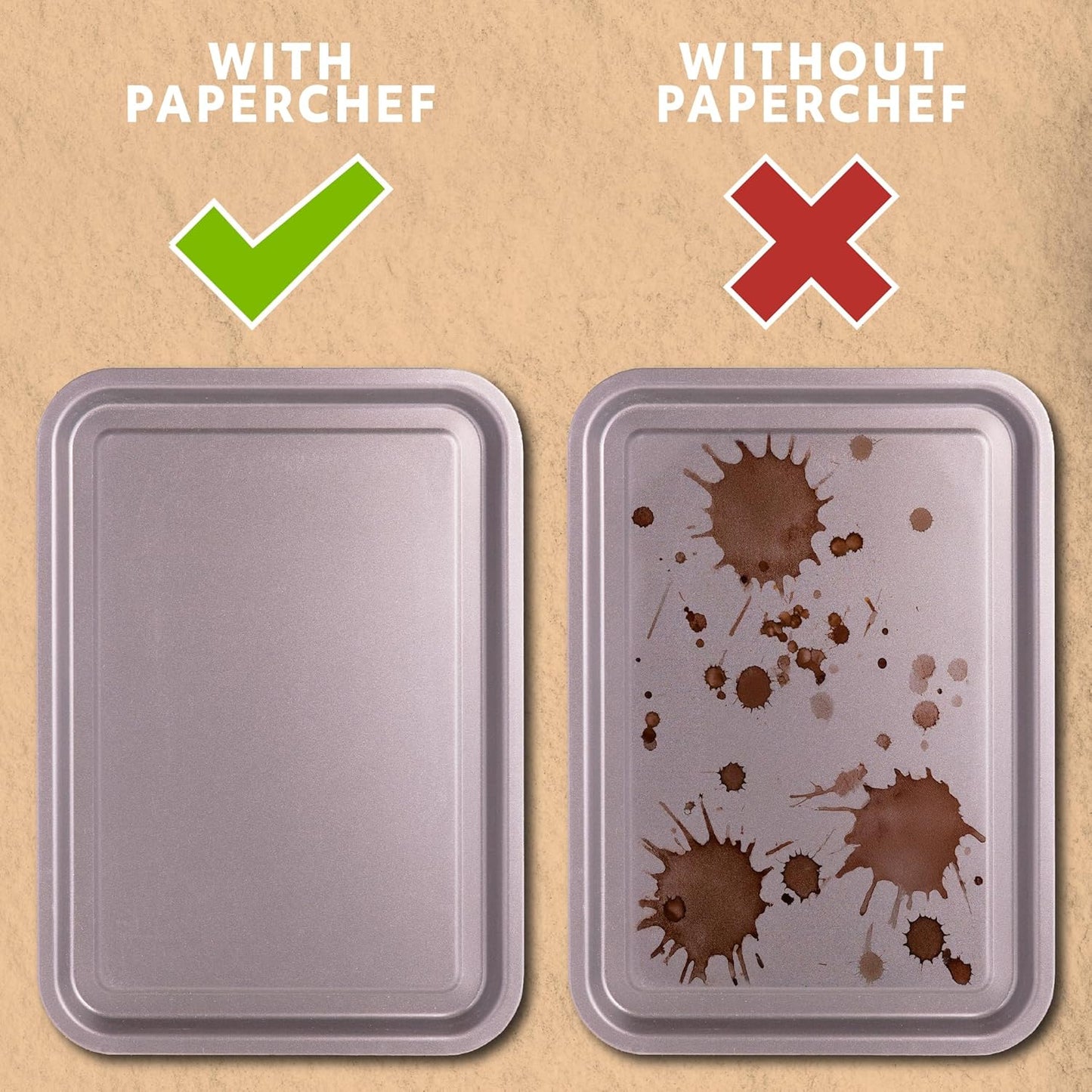 Mini Parchment Baking Cups - Easy Release, Non-Stick Paper - 90 Count - 4 Pack