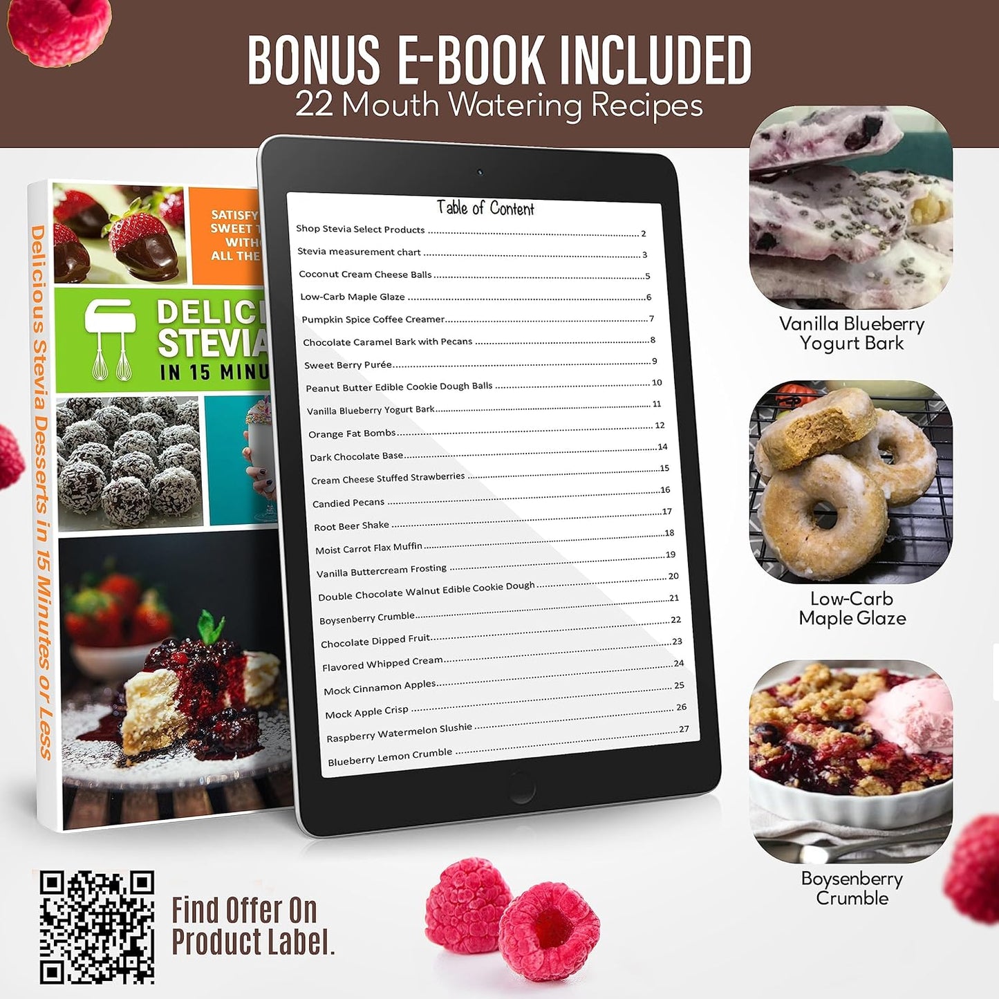 Stevia Select Stevia Drops-English Toffee Stevia Flavor 2 oz Stevia Liquid