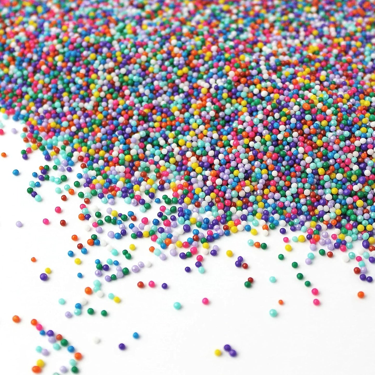 Sprinkle Pop Cool Rainbow Nonpareil Sprinkle Mix| with hues of Blue Purple Pink Non Pareil Sprinkles| Decorating Nonpareils Made in USA for Birthday Cupcakes Donuts Cakes Cookies, 2oz