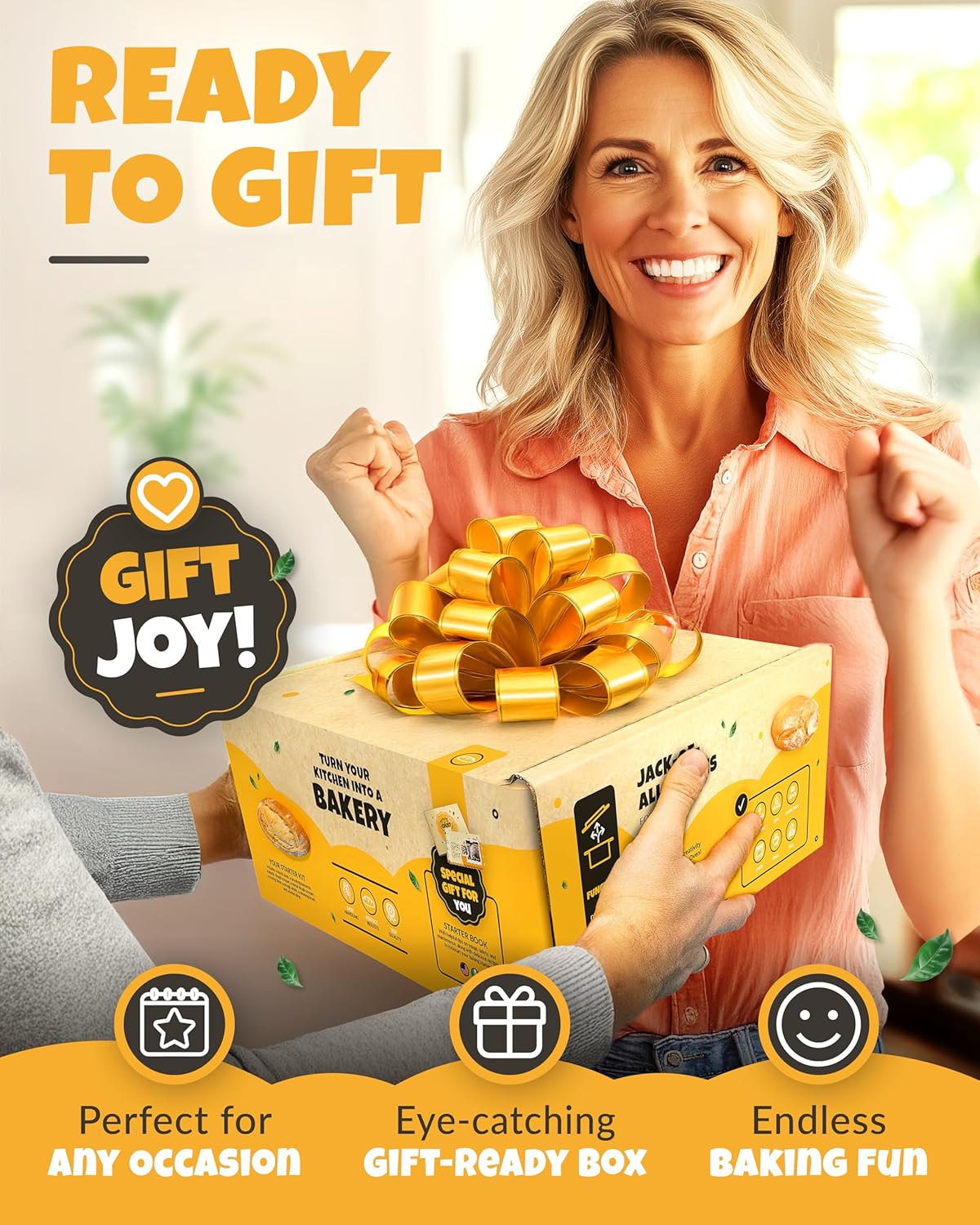 Dutch Oven for Bread Baking - incl. Sourdough Bread-Baking Supplies like Banneton Bread-Proofing Basket - 5QT Enameled Cast Iron Bread-Oven with Lid, Bread-Pan Sour Dough Starter Kit