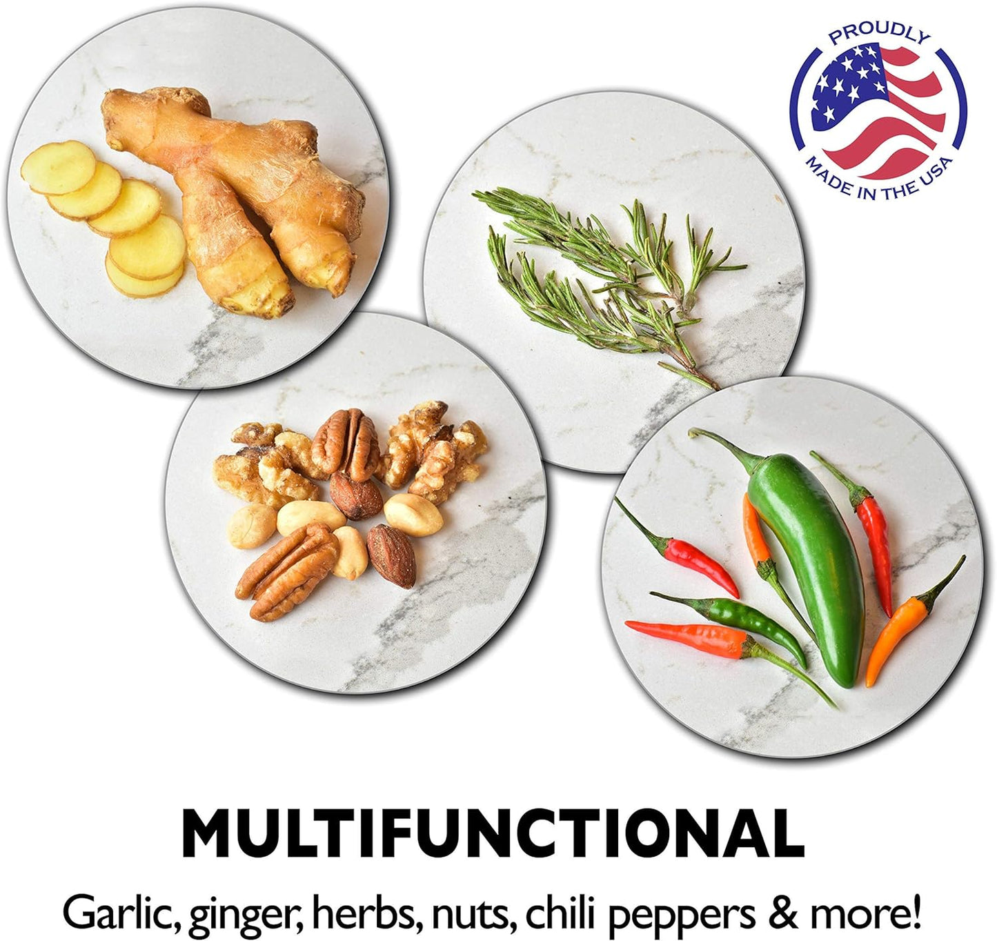 Nextrend Garlic Twister 4th Generation - 3-5 Clove Capacity, Dishwasher-safe, BPA-Free (Clear)