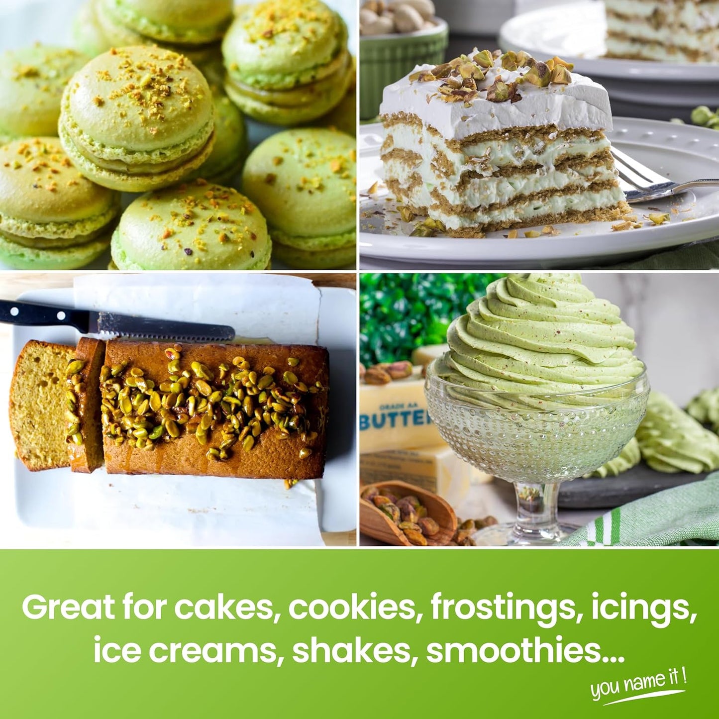 Lorann Oils Pistachio Bakery Emulsion: Genuine Pistachio Aroma, Perfect for Boosting Nutty Notes in Baked Goods, Gluten-Free, Keto-Friendly, Pistachio Extract Substitute Essential for Your Kitchen